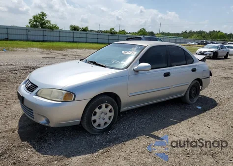 2002 Nissan Sentra Xe z USA, uszkodzony, nr VIN 3N1CB51D02L588786